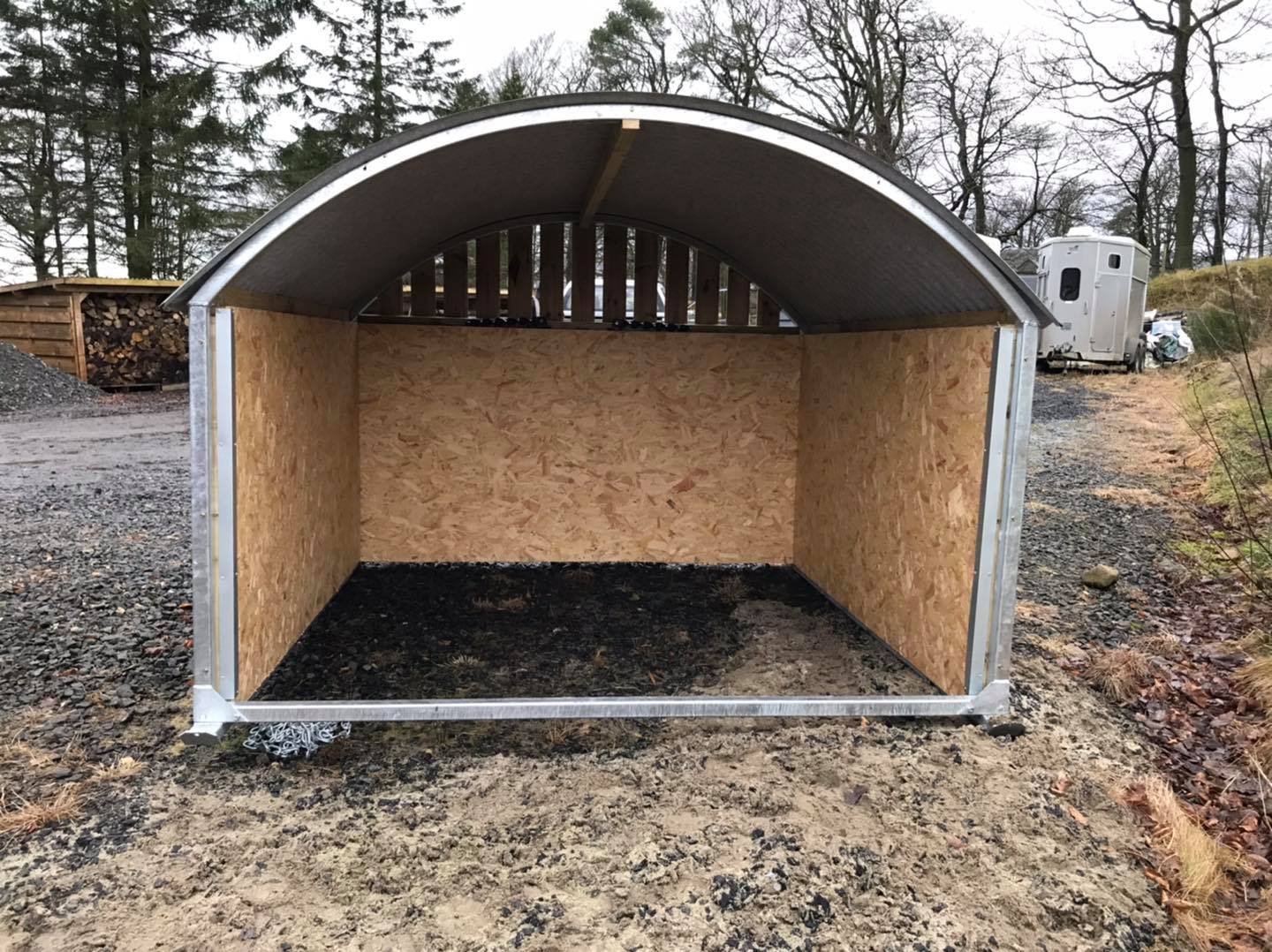 Shetland 3 Sided Field Shelter (2.4m x 2.4m)